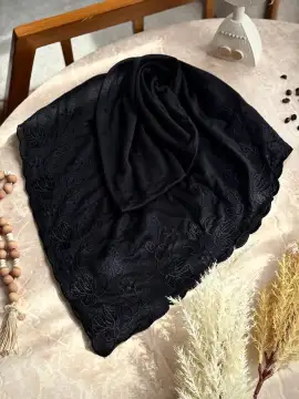 روسری خامه دوزی کشمیر وول وارداتی قواره ۱۴۰ — تصویر ۵