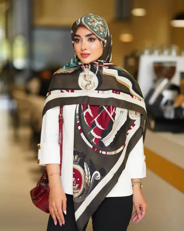 روسری نخ پنبه (سیا اسکارف) — مدل ۱۱۹۲