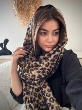شال/شالگردن تدی پلنگی — تصویر ۲