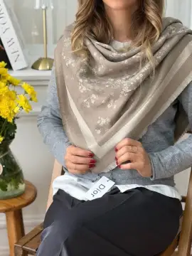 روسری موهر شکوفه دیور وارداتی — تصویر ۵
