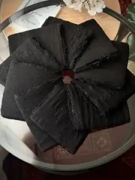 روسری پفکی پارچه حریرتویل وارداتی