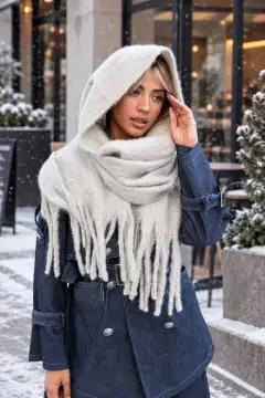 شال بیگ برفکی وول — تصویر ۲