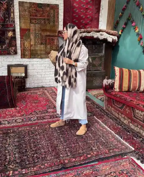 شال موهر پلنگی — مدل ۸۷۲