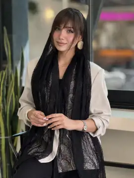 شال گیپور نگینی مجلسی اورجینال وارداتی — تصویر ۴
