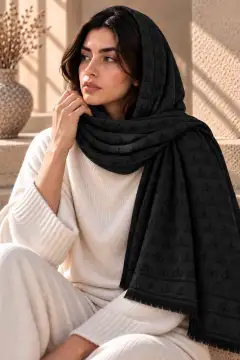 شال موهر حوله ای مارک