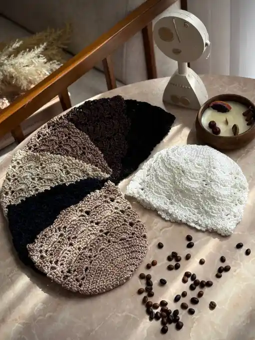کلاه مکرومه
