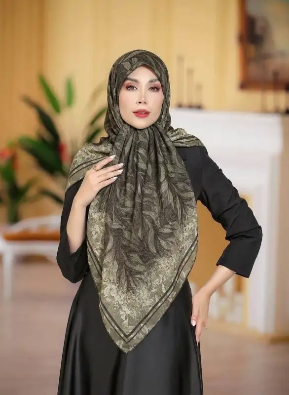 روسری نخی پاییزه — مدل ۴۸۵