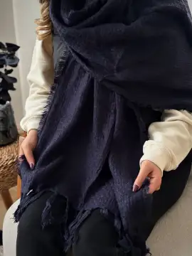 شال پاییزه قلاب بافی وارداتی — تصویر ۲