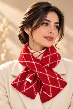 شال گردن پاپیونی وارداتی — تصویر ۳