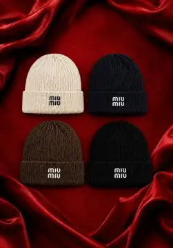 کلاه بافت طرح Miu miu