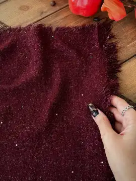 شال بوکله گرم بالا نگین دوزی — تصویر ۳
