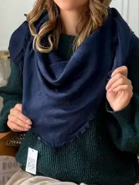 روسری کشمیر نگینی مارک پاییزه وارداتی — مدل ۸۲۶ — تصویر ۲