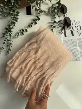 شال بیگ اسکارف موهر ساده — تصویر ۳