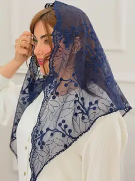 روسری دانتل سه گوش انحصاری — مدل ۷۰۸ — تصویر ۳