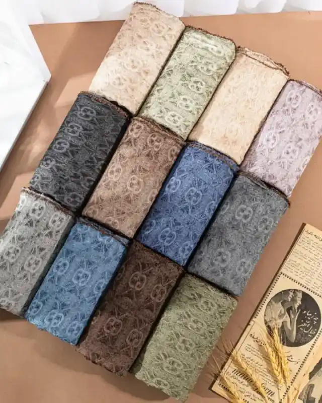 روسری پفکی پارچه حریرتویل وارداتی