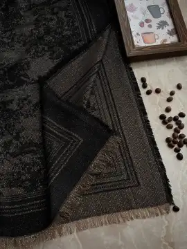 روسری کشمیر لمه دار چهار رنگ — تصویر ۶
