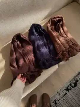 شال قلاب بافی موهر