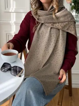 شال پاییزه دولایه وارداتی — تصویر ۲