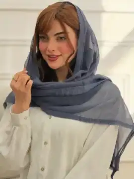 شال حریر ایتالیایی مارک وارداتی — تصویر ۶