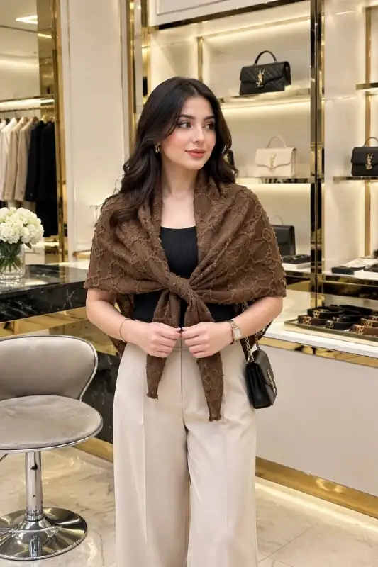 رو دوشی گوچی خز دار