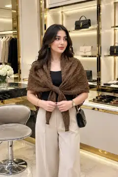 رو دوشی گوچی خز دار