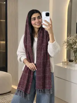 شال موهر لمه دار وارداتی اورجینال — تصویر ۳