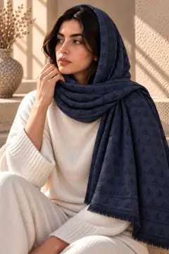 شال موهر حوله ای مارک