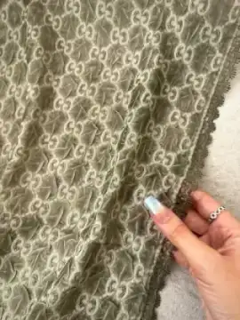 شال مجلسی پفکی سنگشور دور گیپور وارداتی — تصویر ۵