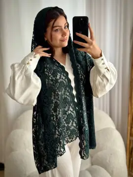 شال گیپور مجلسی اکلیلی وارداتی — تصویر ۴
