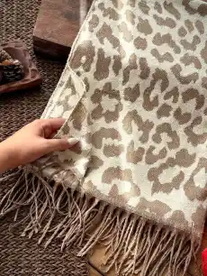 شال موهر پلنگی رنگی