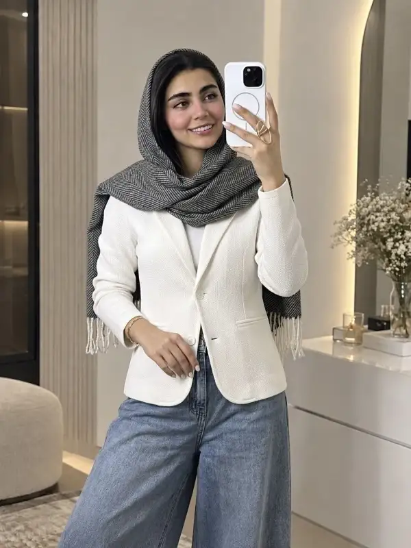 شال موهر جناغی وارداتی