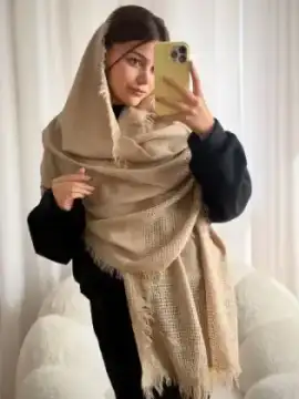 شال وول دستک حصیری اورجینال — تصویر ۸