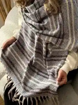 شال موهر راه راه