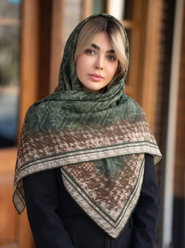 روسری نخی پاییزه دست دوز