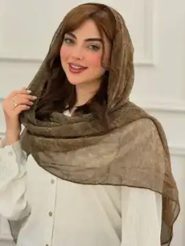 شال حریر ابریشم ایتالیایی ابروبادی — تصویر ۵