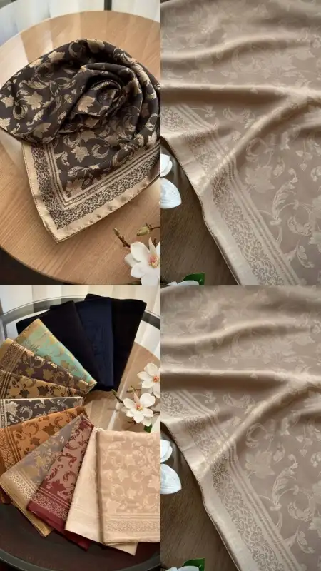 روسری دوروبراق اورجینال ژاگاردترک رنگبندی عالی