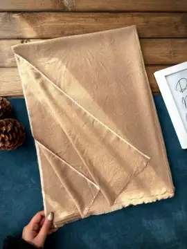 شال موهر ساده لبه خطی — تصویر ۳