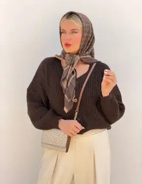 روسری موهر مارک وارداتی — مدل ۹۷۸ — تصویر ۳